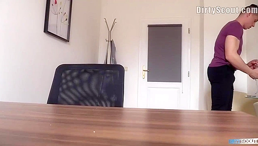 Ripped Young Stud Gets Brutal Anal in POV - Dirty Scout