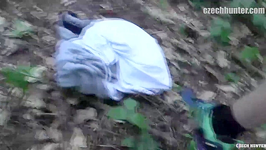 Wild Outdoor Fuck with a Kinky Czech Hottie - XXX Gay