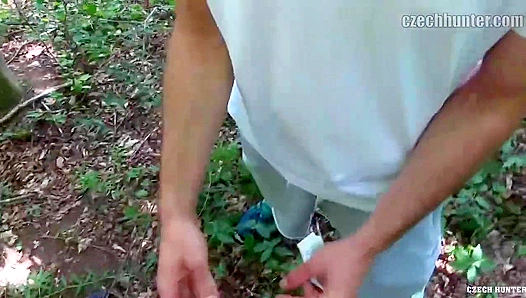 Wild Outdoor Fuck with a Kinky Czech Hottie - XXX Gay