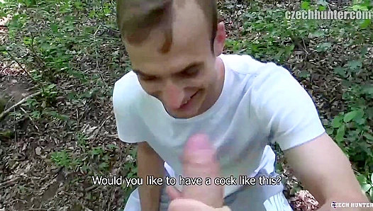 Wild Outdoor Fuck with a Kinky Czech Hottie - XXX Gay