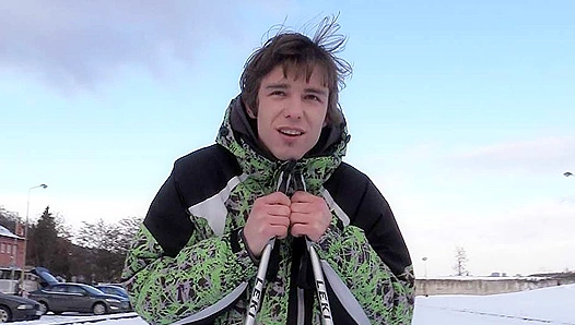 XXX Gay Fucks Floppy-Haired Amateur Twink's Tight Ass