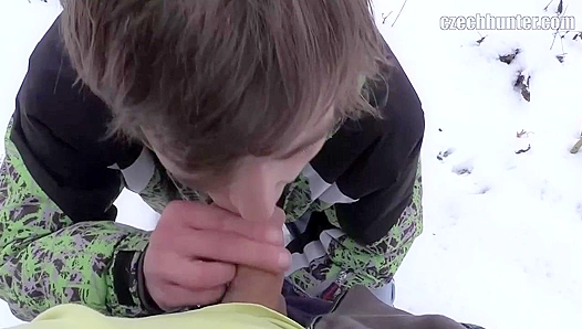 XXX Gay Fucks Floppy-Haired Amateur Twink's Tight Ass