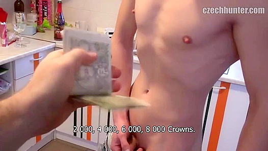 XXX Gay Fucks Floppy-Haired Amateur Twink's Tight Ass