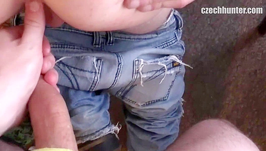 XXX Gay Fucks Floppy-Haired Amateur Twink's Tight Ass