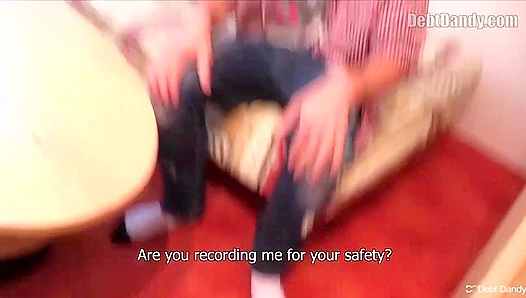 Indebted Hottie Sinks Deep with Well-Endowed Loan Shark