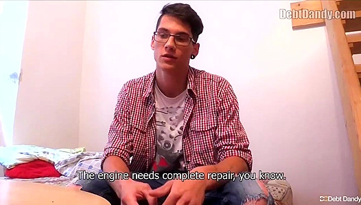 Indebted Hottie Sinks Deep with Well-Endowed Loan Shark