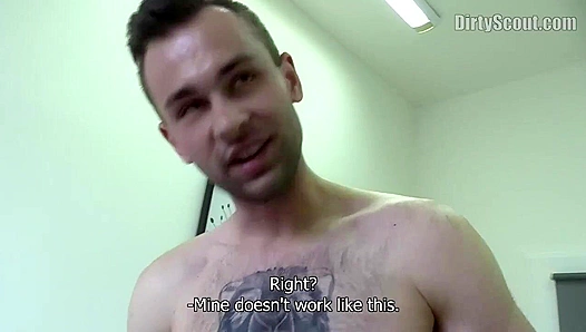 Ugly Tattoo Guy Gets Nailed and Facialled -Dirty Scout