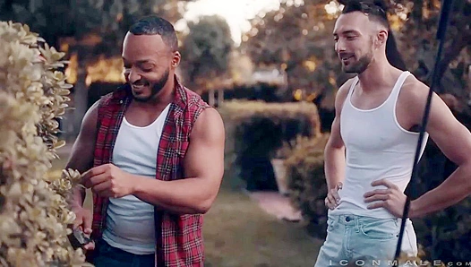 Interracial Passion - Dillon Diaz and Johnny B Heat Up Icon Male