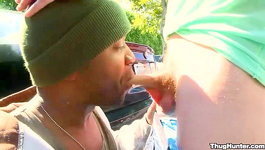 Jackson Klein's Outdoor Interracial Butt Blasting Adventure