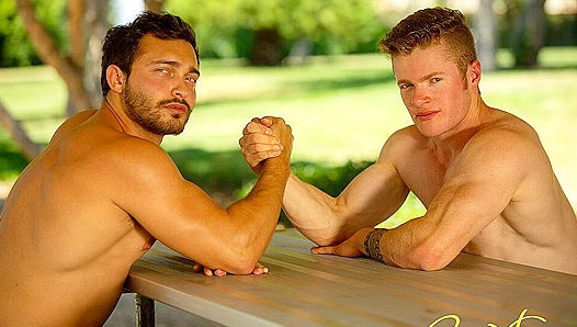 Hot Hunks Go Deep - Standing Sex with Corbin Fisher