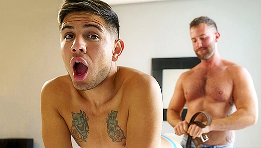 Stepdad Tanner Dominates Son Alex - A Forbidden Lesson in Control