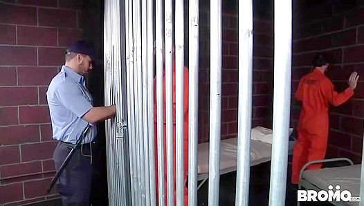 Bareback Jailhouse Bang with Horny Sebastian Young