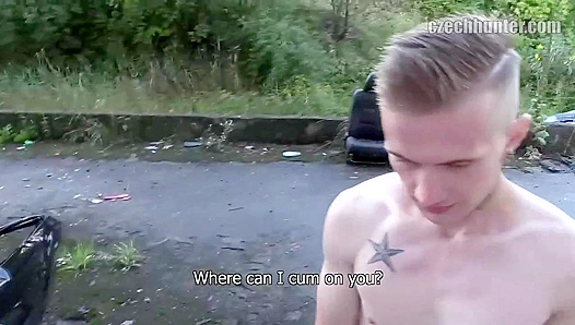 Submissive Czech Guys Take Turns on a Hard Cock - POV Action from XXX Gay