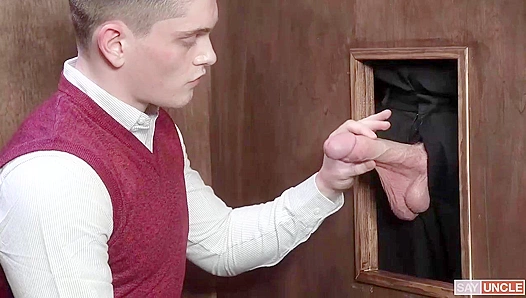 Religious Jay Tee Seduced by Hung Priest Jack Hunter - Forbidden Pleasure