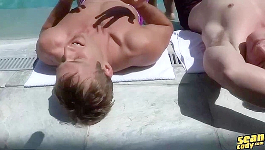 Blake & Clark Campbell Dive Deep for Hot Underwater Cock
