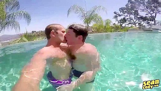 Blake & Clark Campbell Dive Deep for Hot Underwater Cock