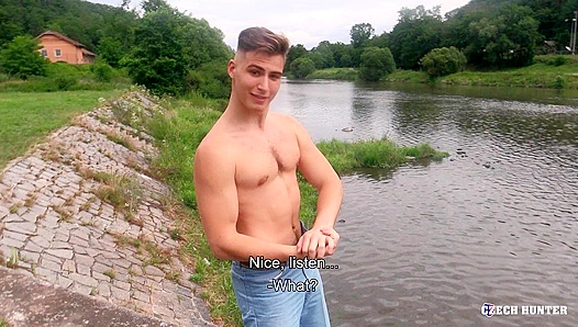 XXX Gay - Hairy Amateur Gets Fucked Outdoors