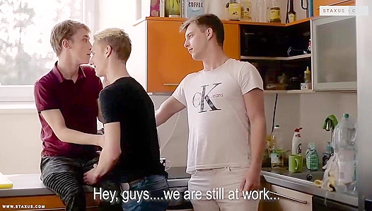 Office Escape - Ron Negba & Rob Bisset Sneak Away for a Hot Fuck - Gay XXX