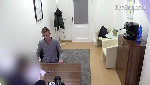 Skinny Euro Amateur Gets Pounded in the Ass - Dirty Scout