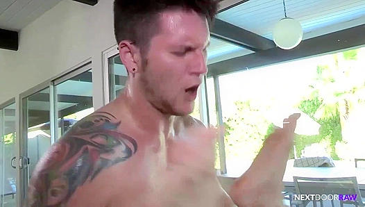 Cheating Allen Gets Pounded Hard by Neighbor Travis - Raw Nextdoor Sex