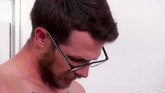 Damien & Alex - Intense Threesome Anal Action - Family Dick Frenzy