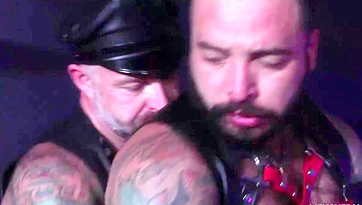 Leather Daddy Pounds Julian Torres: Hot Ass Fuck with MuscleBear Montreal