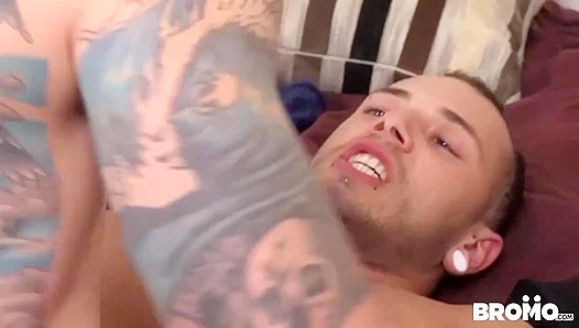 Horny BDSM Action - Leon Lewis and Brad Powers Dominate Each Other