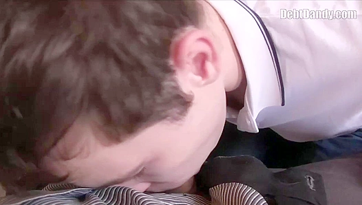 Debt Dandy - Bubble-Butted Bookworm Bangs Back