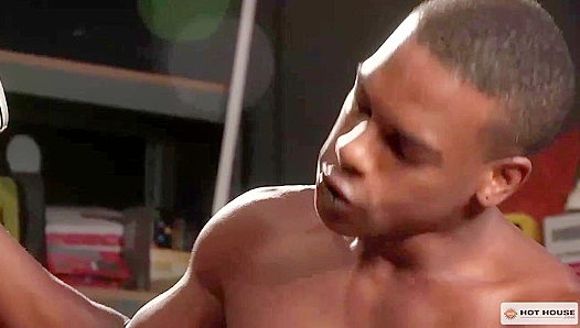 Adrian Hart & Nic Sahara - Intense Interracial Gape at Hot House