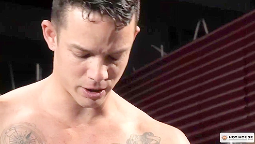 Adrian Hart & Nic Sahara - Intense Interracial Gape at Hot House