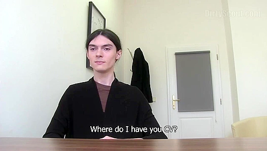 Pretty Ponytailed Boy Gets Fucked in Gay Casting Audition - Dirty Scout