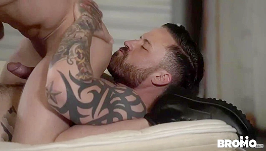 Boots & Brutal Anal ~ Brett Lake Pounds Jordan Levine Hard - Gay Porn USA