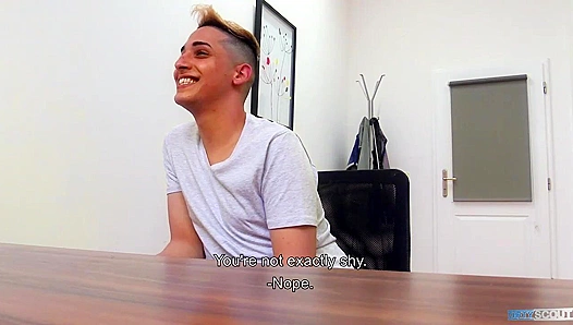 Bleached Gay Hottie Rides Uncut Dick -Dirty Scout