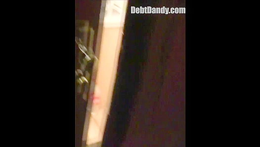 Horny Bald Hottie Spreads Long Legs for Hard Bang - Debt Dandy