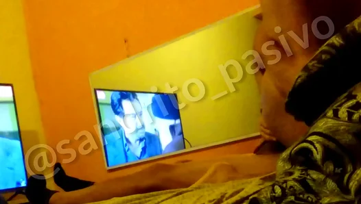 Peruvian Stud Enjoying a Slow, Seductive Blowjob in Gay Porn Scene