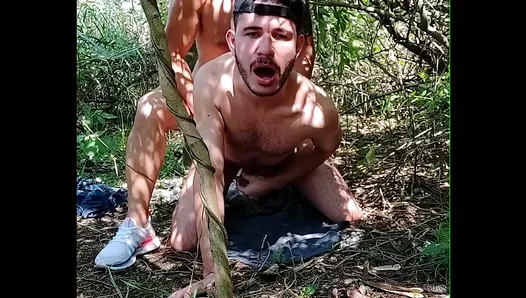 Brother–In–Law Can't Resist Horny Guy's Pleas In The Woods – Gay Amateur Anal Sex