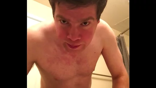 Dude Gets Intense With Solo Masturbation and Loud Moans Leading to Cumshot Glory