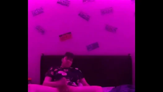 Stud Roughly Masturbates in Intense Solo Gay Sex Scene