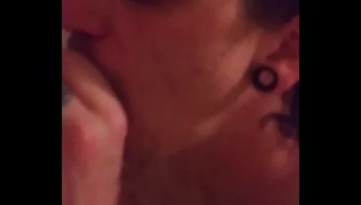 Daddy Gives Sweet Blowjob to Boy 18+ After Steamy Shower Session