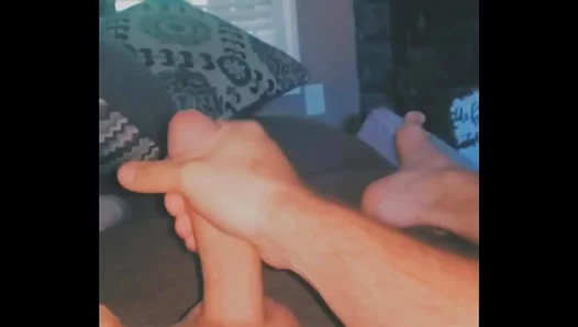 Smooth, Cut, and Hung: Gay Amateur Wanks His Big Dick