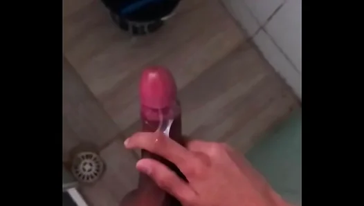 Teen 18+ Cums After Shower In Stealthy Gay Masturbation Scene