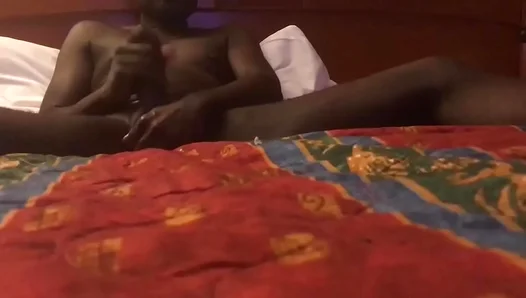 Powerful Black Cock Masturbation Session – Solo BBC Cum Action