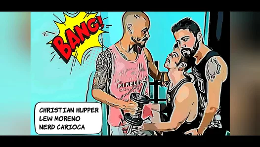 Coach Gives Intense Bareback Action To Amateur Guy In Red Room