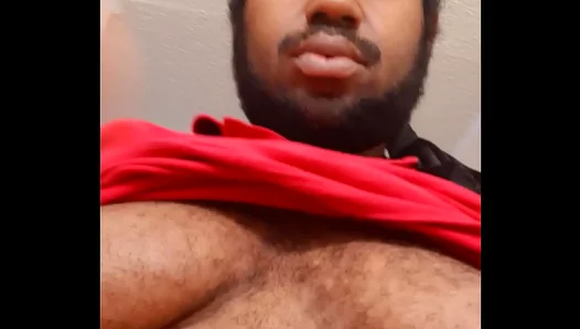 Thomas Shows Off His Black Cock In A Hot Gay Amateur Solo Scene