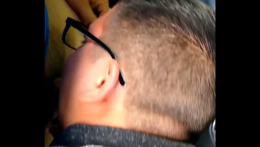 Young 18+ Twink Gives A Seductive Blowjob In The Car