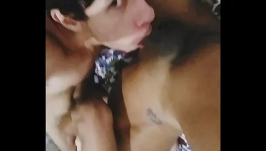 Cousins Enjoy Hot 69 Action With Yummy Blowjob Sessions