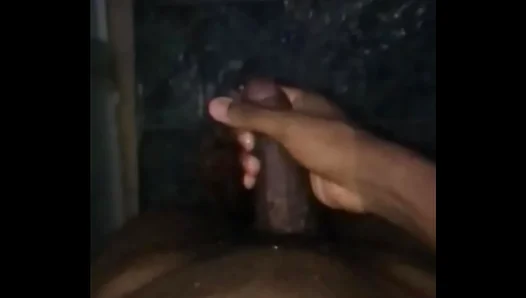 Slow Motion Handjob With A Massive Black Cock In Gay Amateur Porn