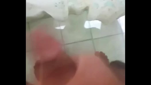 Jacob Gives a Sensual Handjob in the Bathroom at Home