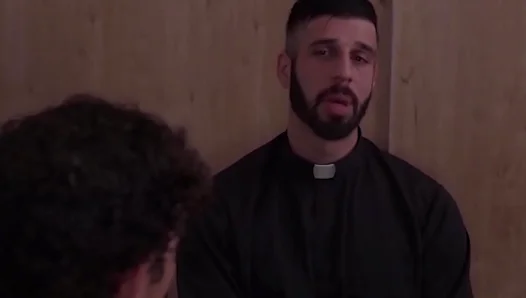 Celibate Fathers Release Sexual Tension in Intense Priest Fantasy Scene