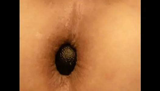 Squishy Ball Ass Stretching Fun With Dildo and Fingers